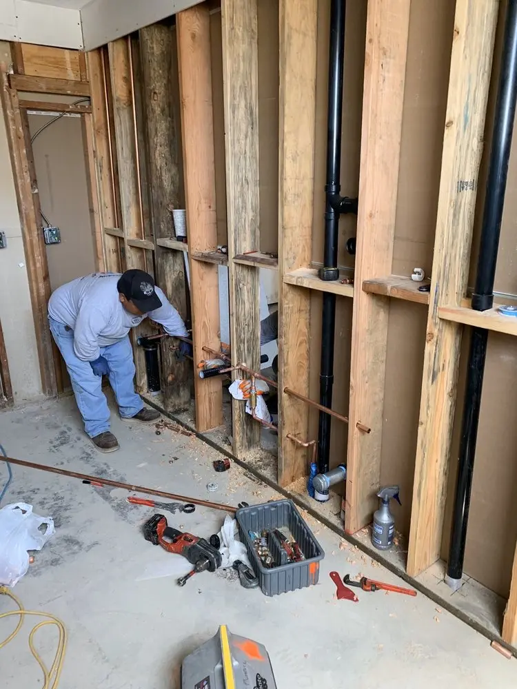 Commercial rough-in plumbing for Gas Line Repair in Lake Terrace